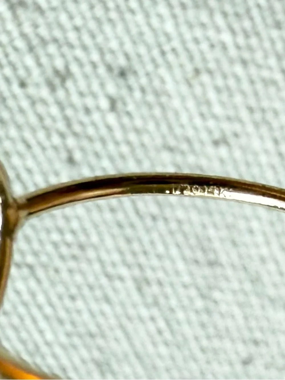14K Gold Filled Circle Ring
